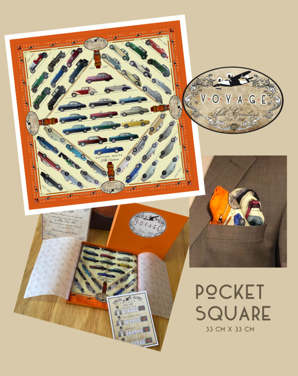 Bentley Silk Pocket Square